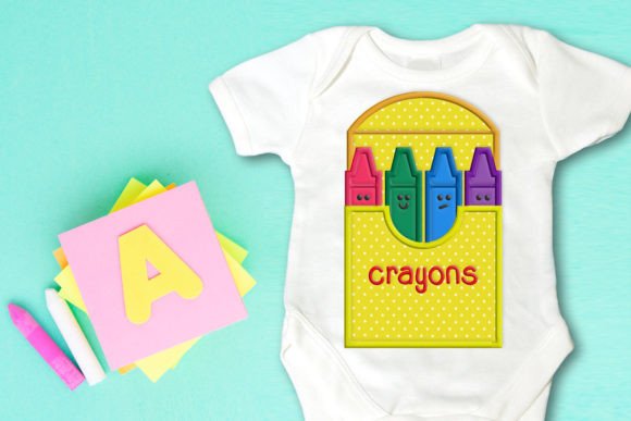 Box of Crayons Applique: A Seller’s Review