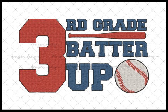 Review: 3rd Grade Batter Up Embroidery Design