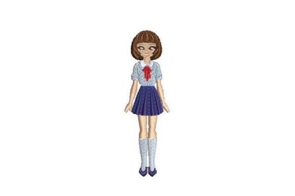 Review: Japanese School Girl Embroidery Design