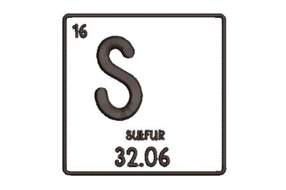 Review: Periodic Table Alphabet Letter S for Merch