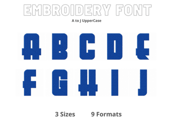 Reviewing Font a to J for Boutique Sweatshirts