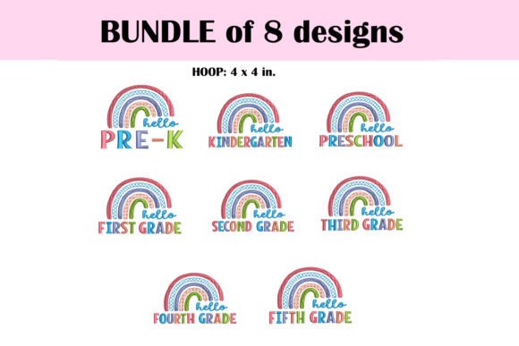 Reviewing the Bundle of School Designs for Embroidery